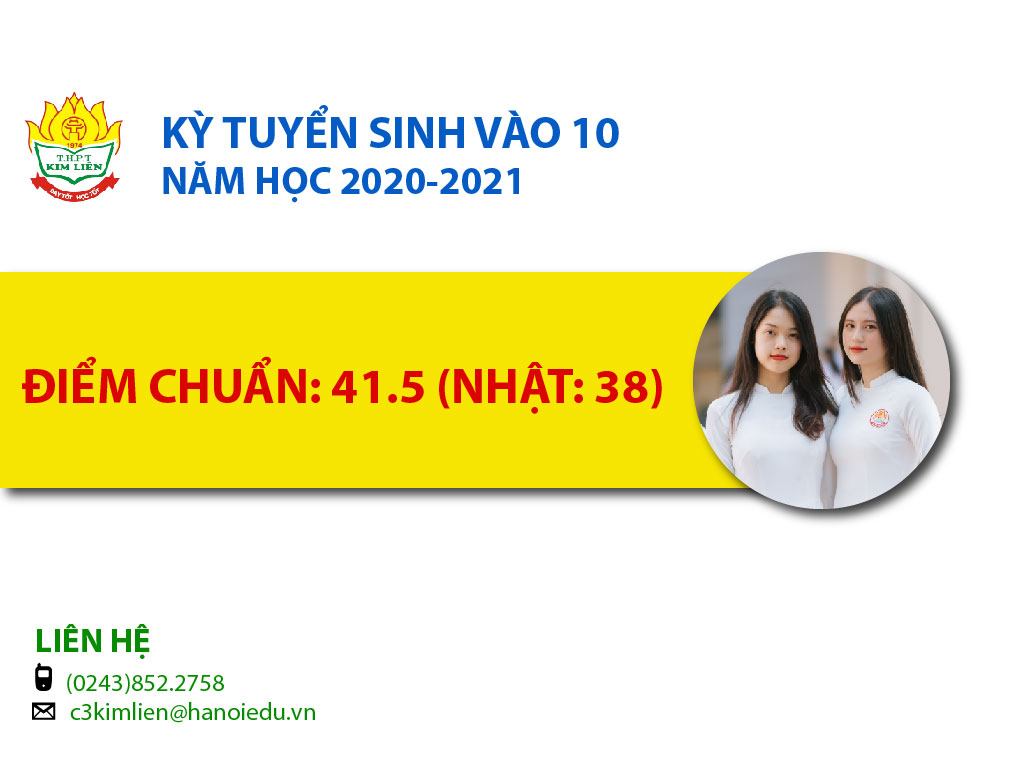 Thông tin tuyển sinh của trường THPT Kim Liên năm học 2020 - 2021