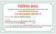 Thông báo lịch tập trung học sinh khối 10