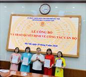 Lễ công bố Quyết định bổ nhiệm Phó Hiệu trưởng Trường THPT Kim Liên