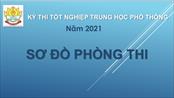 Sơ đồ phòng thi tốt nghiệp THTP tại trường THPT Kim Liên năm 2021
